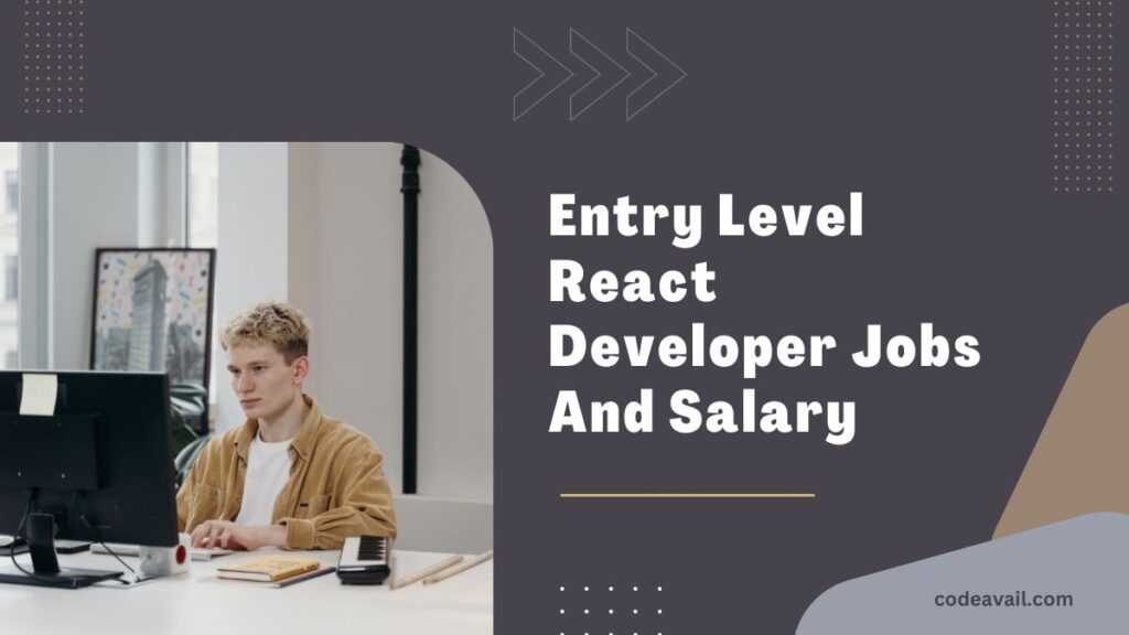 Entry and Experienced Level React Developer Jobs