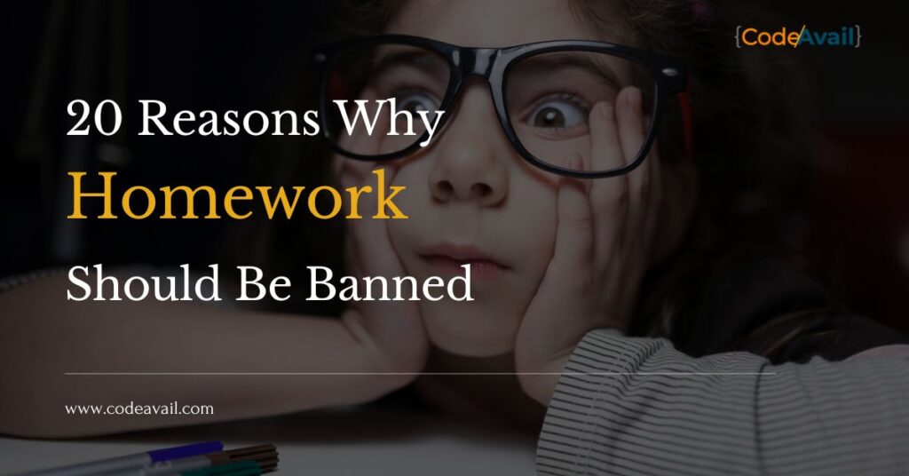research about why homework should be banned