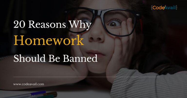 why homework should be banned edu