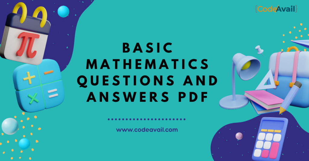 simple math questions and answers