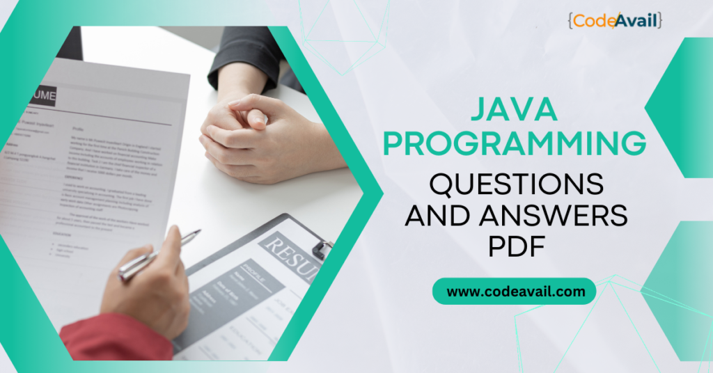 Java Programming Questions And Answers Pdf