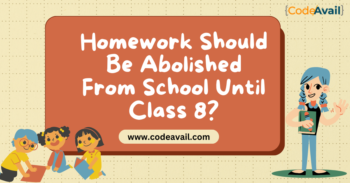 homework should be abolished in school