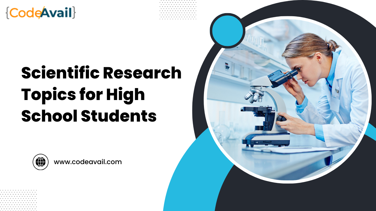 research topics for science high school students