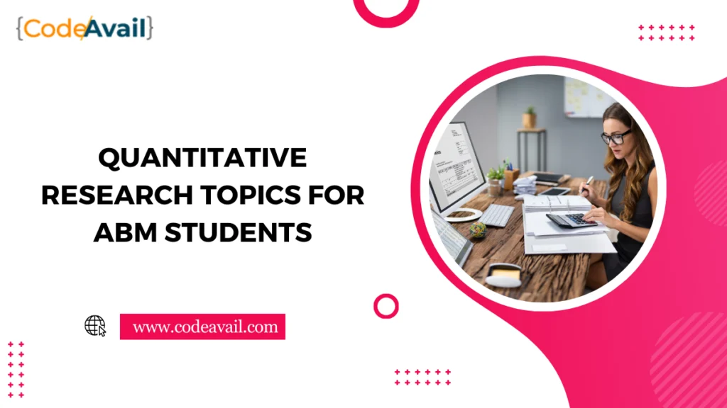 quantitative research topics for abm students