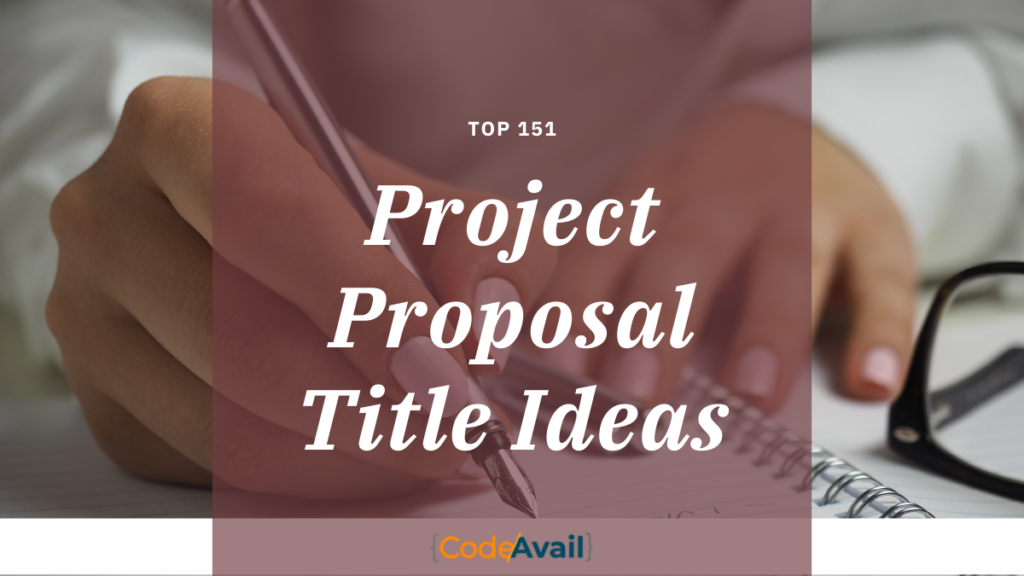 Project Proposal Title Ideas