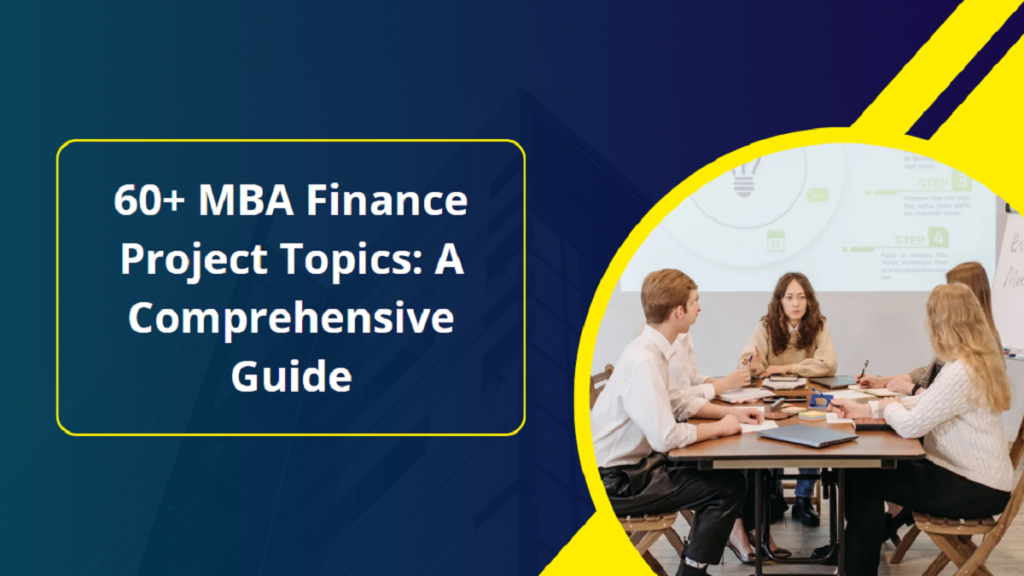 MBA Finance Project Topics